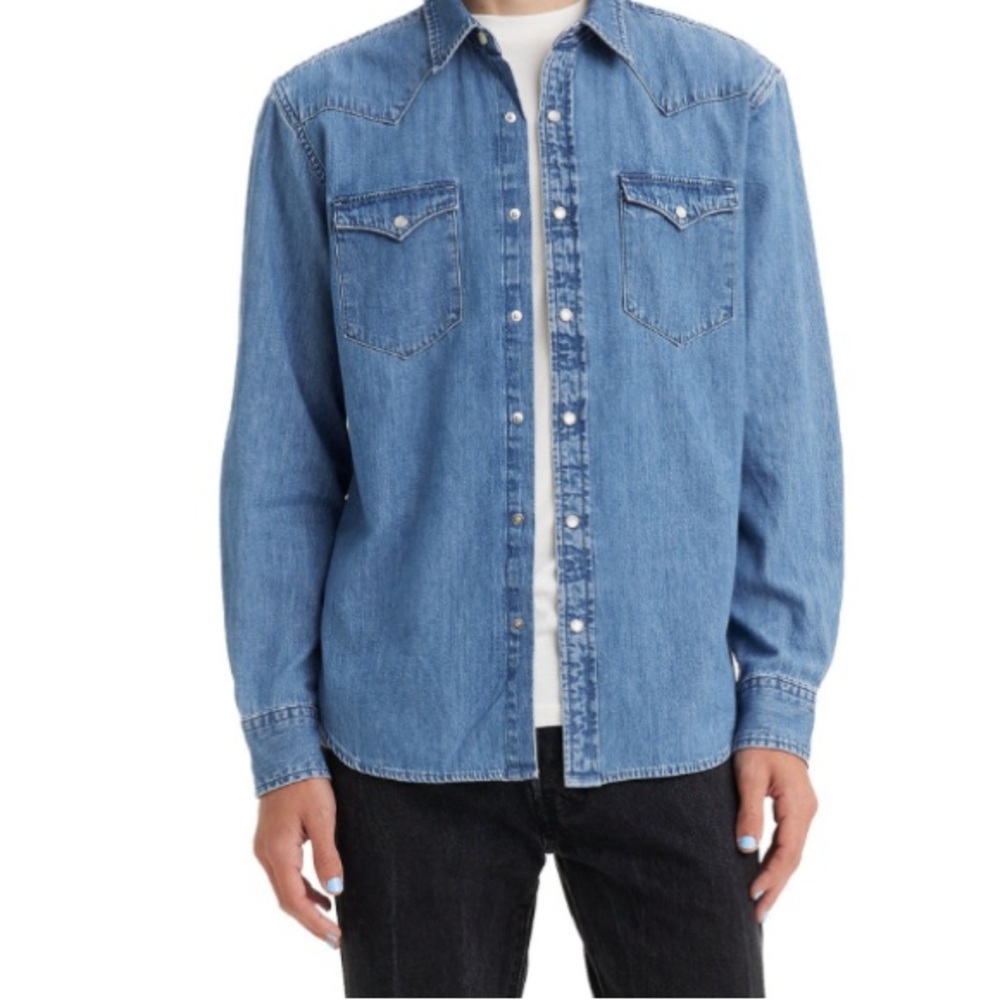 Levi's Men's Barstow Cotton Twill Classic Fit Long Sleeve Western Shirt
